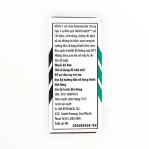 Hộp hỗn dịch nhỏ mắt Azopt Brinzolamide 1%