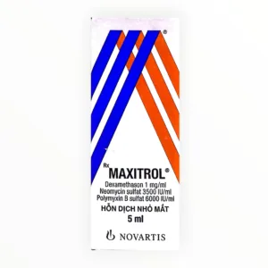 Nhà Thuốc Bách An - Chuỗi nhà thuốc uy tín Hà Nội 62 Hộp hỗn dịch nhỏ mắt Maxitrol Dexamethason, Neomycin, Polymyxin B