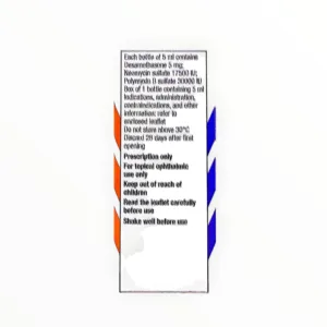 Hỗn dịch nhỏ mắt Maxitrol Dexamethason, Neomycin, Polymyxin B kháng viêm - kháng khuẩn (Lọ 5ml) 12 Hộp hỗn dịch nhỏ mắt Maxitrol Dexamethason, Neomycin, Polymyxin B