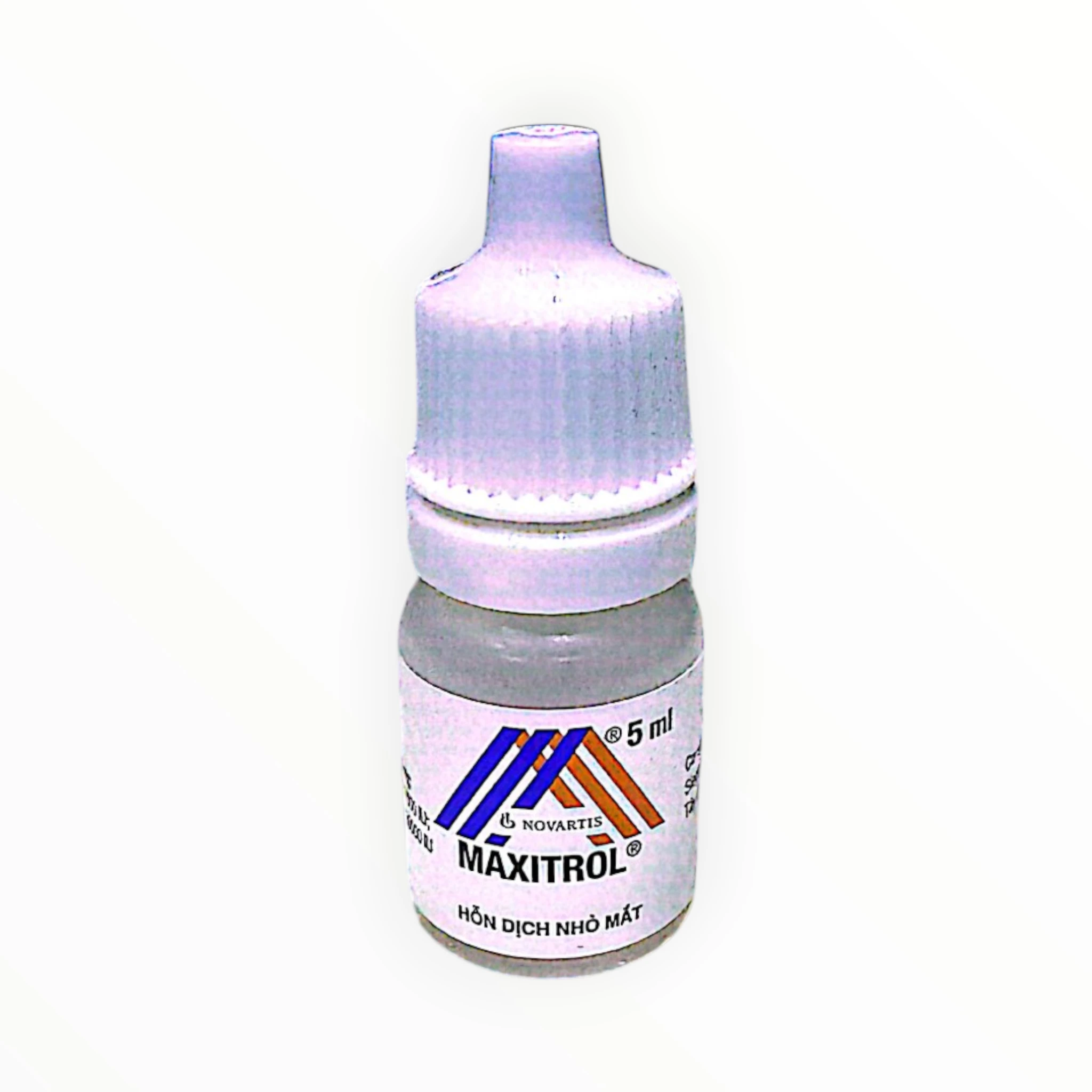 Hỗn dịch nhỏ mắt Maxitrol Dexamethason, Neomycin, Polymyxin B kháng viêm - kháng khuẩn (Lọ 5ml) 5 Lọ hỗn dịch nhỏ mắt Maxitrol Dexamethason, Neomycin, Polymyxin B
