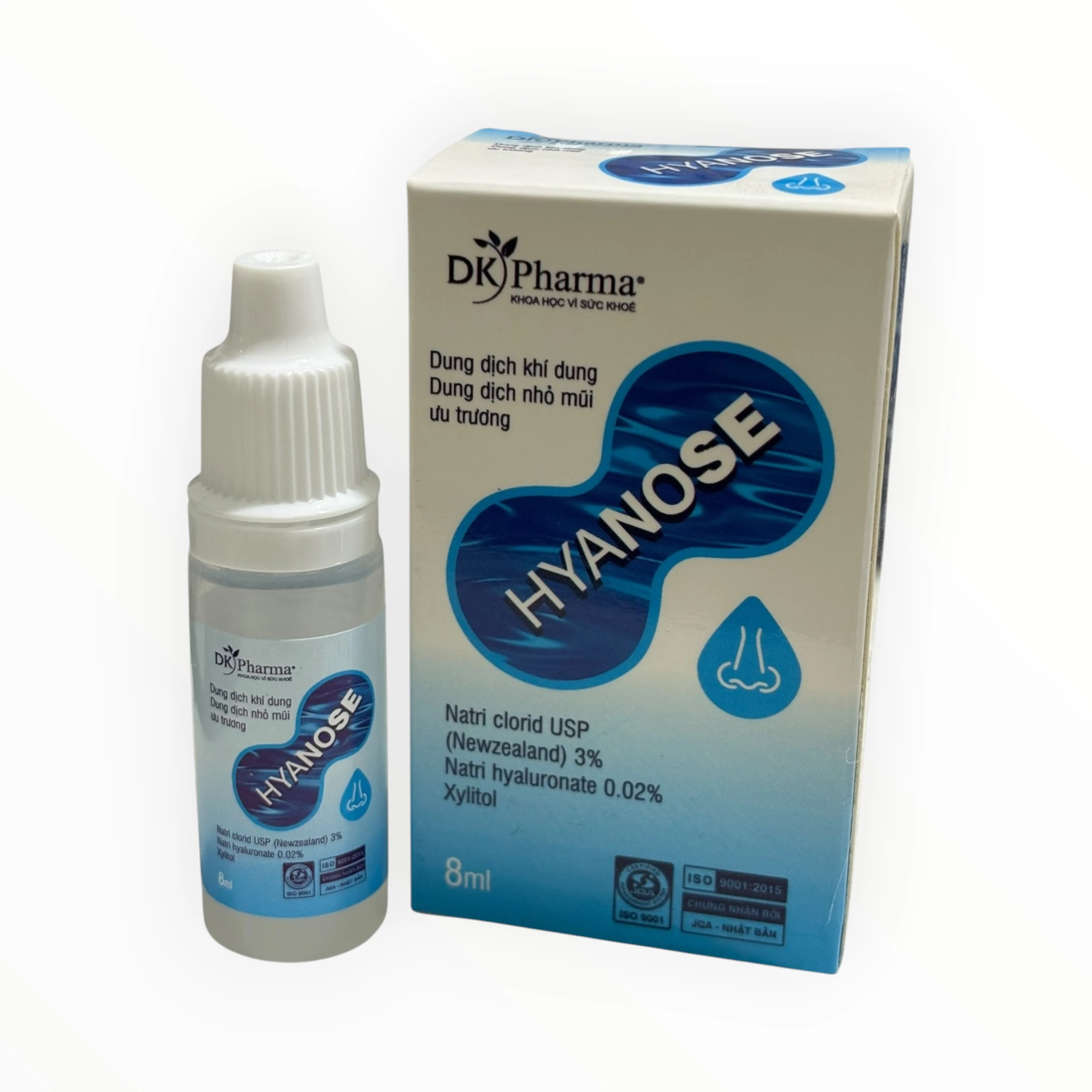 Dung dịch khí dung Hyanose hỗ trợ vệ sinh, dưỡng ẩm mũi (Lọ 8 ml) 2 hyanose 2