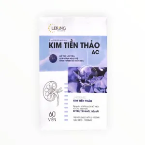 Viên nang cứng Kim Tiền Thảo AC 2400mg, Râu ngô, Râu mèo hỗ trợ lợi tiểu, giảm nguy cơ sỏi tiết niệu (Hộp 60 viên) - hộp 1