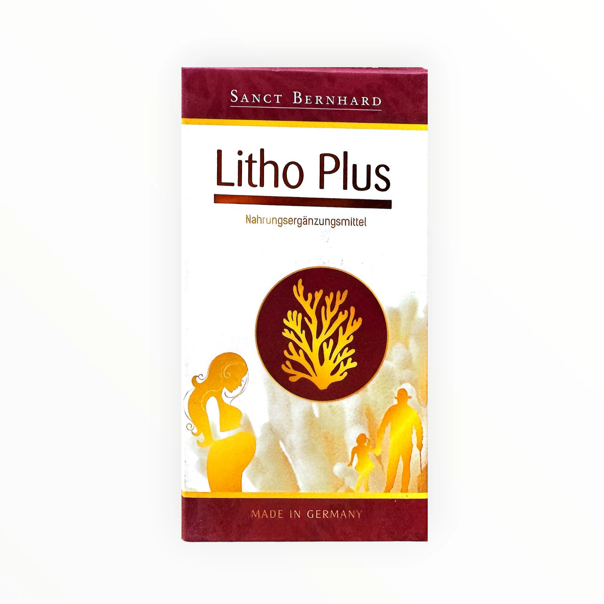 Viên nang Litho Plus hỗ trợ bổ sung canxi, giảm loãng xương (Hộp 60 viên) 4 Litho Plus Sanct Bernhard - hộp 4