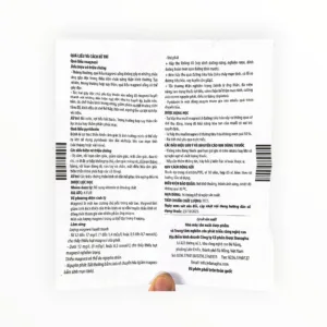 Thuốc Magnesi B6 Danapha 470mg/5mg bổ sung Magnesi, Vitamin B6 điều trị thiếu Magnesi (Hộp 5 vỉ x 10 viên) - tờ hướng dẫn sử dụng 2