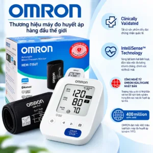 Máy đo huyết áp bắp tay Omron HEM-7156T Bluetooth, vòng bít 22–42cm, bộ nhớ 60 - thiết bị 2