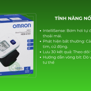 Hộp máy đo huyết áp Omron HEM-6161