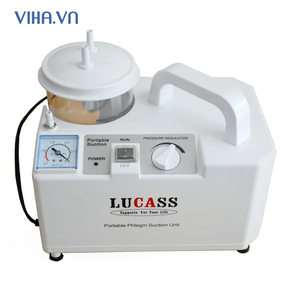 Máy hút dịch Lucass SS-6A 1 bình, dùng cho phòng khám và chăm sóc tại nhà 1 Máy hút dịch Lucass SS-6A 1 bình, dùng cho phòng khám và chăm sóc tại nhà - thiết bị