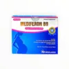 Viên nang mềm Mediferon B9 Sắt (II) Fumarat, Acid Folic, DHA bổ sung sắt cho bà bầu (Hộp 10 vỉ x 10 viên) 4 Viên nang mềm Mediferon B9 Sắt (II) Fumarat, Acid Folic, DHA bổ sung sắt cho bà bầu (Hộp 10 vỉ x 10 viên) - hộp 1