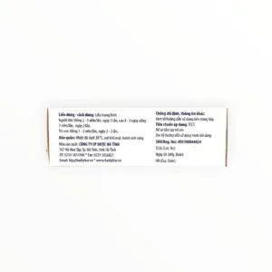 Thuốc Mộc Hoa Trắng-HT điều trị đau bụng, tiêu chảy, viêm đại tràng do lỵ amip (Hộp 10 vỉ x 10 viên) 7 Mộc Hoa Trắng-HT - hộp 4