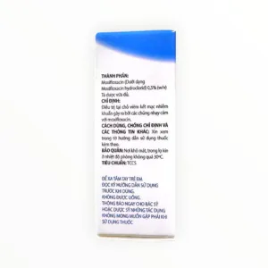 Thuốc Moxideka Moxifloxacin 0,5% dung dịch thuốc nhỏ mắt điều trị viêm kết mạc nhiễm khuẩn (Hộp 1 lọ 5ml) - hộp 3