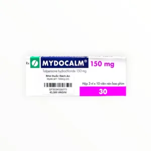 Thuốc Mydocalm 150 Tolperisone HCl 150mg điều trị co cứng cơ sau đột quỵ ở người lớn (Hộp 3 vỉ x 10 viên) - hộp 1