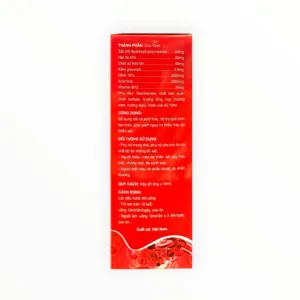 Ống uống Nano Folicfe Sắt (III) hydroxyd polymaltose 60mg, Acid folic 200mcg hỗ trợ tạo máu (Hộp 20 ống x 10ml) - hộp 2
