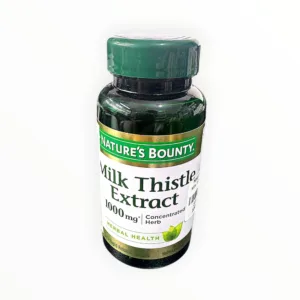 Viên nang mềm Nature's Bounty Milk Thistle Extract 1000mg chiết xuất kế sữa hỗ trợ giải độc gan (Lọ 50 viên) - lọ 1