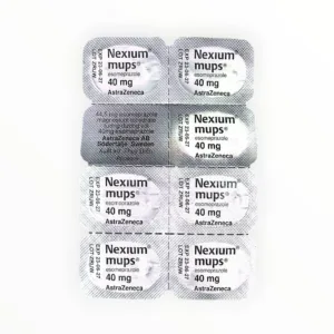 Thuốc Nexium Mups 40mg Esomeprazole điều trị viêm thực quản do trào ngược (Hộp 2 vỉ x 7 viên) 14 Nexium mups - vỉ 1