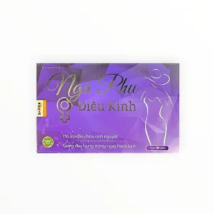 Nhà Thuốc Bách An - Chuỗi nhà thuốc uy tín Hà Nội 71 Viên nang cứng Nga Phụ Điều Kinh Ích mẫu, Hương phụ, Đương quy, Sắt hỗ trợ điều hòa kinh nguyệt (Hộp 30 viên) - hộp 1