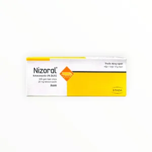 Kem bôi da Nizoral Ketoconazol 2% kháng nấm, trị nấm thân, nấm bẹn, nấm bàn chân, lang ben, viêm da tiết bã (Tuýp 15g) - hộp 1