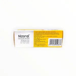 Kem bôi da Nizoral Ketoconazol 2% kháng nấm, trị nấm thân, nấm bẹn, nấm bàn chân, lang ben, viêm da tiết bã (Tuýp 15g) - hộp 2