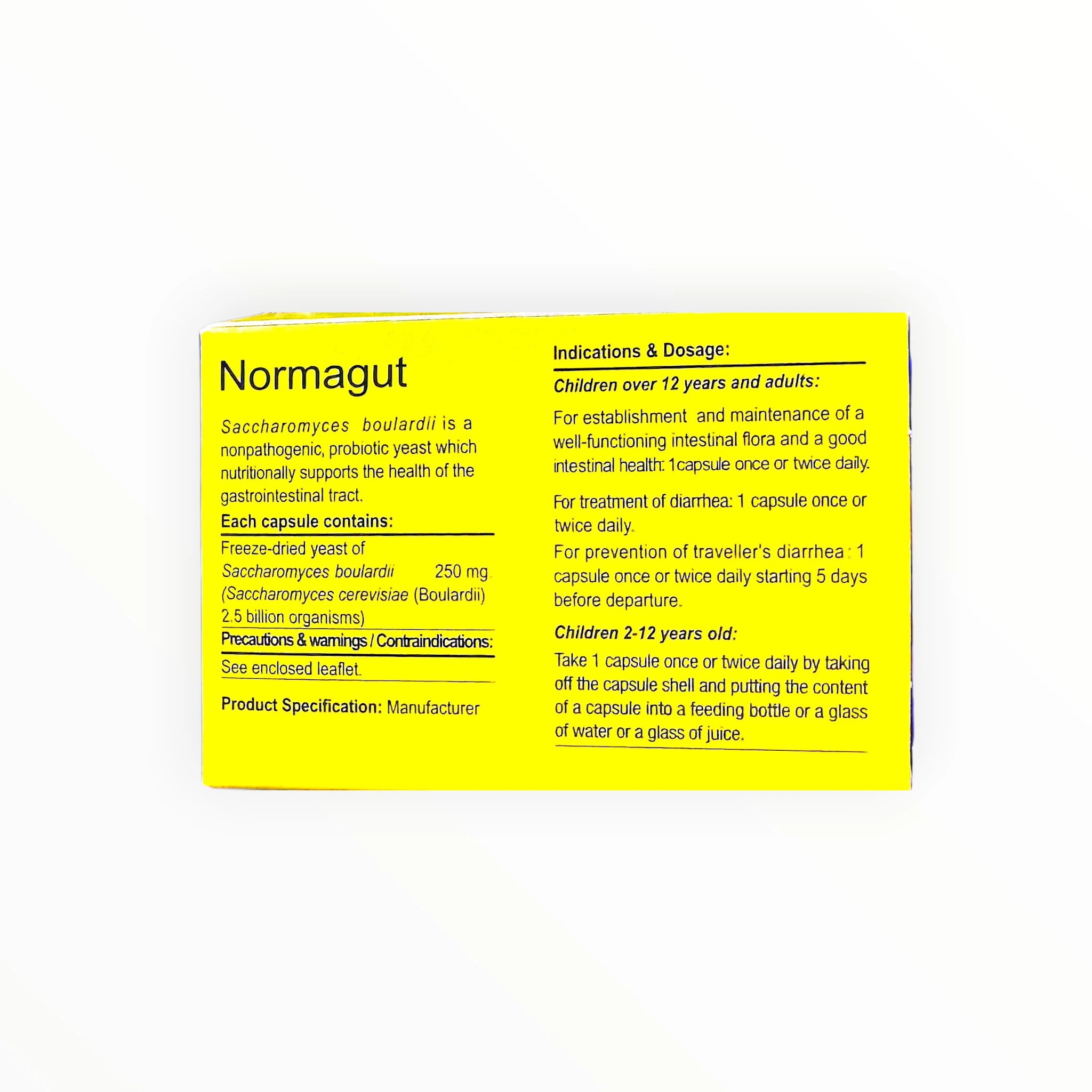 Thuốc Normagut cân bằng hệ vi sinh đường ruột, phòng và điều trị tiêu chảy (Hộp 3 vỉ x 10 viên) 2 Normagut - hộp 2