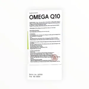 Viên nang mềm Omega Q10 O.F.I Omega-3 600mg, CoQ10 100mg hỗ trợ chống oxy hóa, tốt cho mắt, não, tim mạch (Hộp 30 viên) 7 Viên nang mềm Omega Q10 O.F.I Omega-3 600mg, CoQ10 100mg hỗ trợ chống oxy hóa, tốt cho mắt, não, tim mạch (Hộp 30 viên) - hộp 3