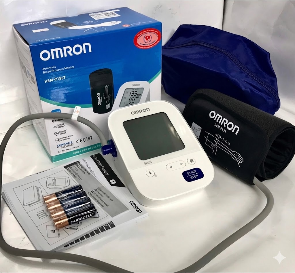 Máy đo huyết áp Omron HEM-7156 1 Máy huyết áp omron HEM-7156
