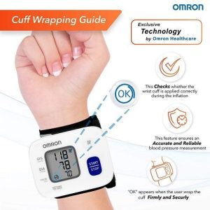 Máy đo huyết áp Omron HEM-6161 5 omron hem 6161 fully automatic wrist blood pressure monitor 0 w6jf 0n