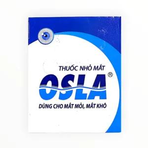 Thuốc Osla nhỏ mắt giảm mỏi mắt, ngứa mắt, khô rát mắt (Hộp 1 lọ 15ml) - hộp 1