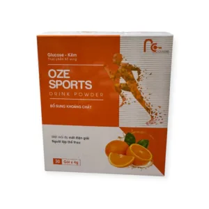 Bột pha uống điện giải Oze Sports bổ sung khoáng chất, tăng cường sinh lực cho người sốt cao, mệt mỏi do mất điện giải, tập thể thao (Hộp 30 gói x 4g) 8 oze sports 3