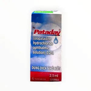 Thuốc Pataday Olopatadine 0,2% điều trị ngứa mắt do viêm kết mạc dị ứng (Hộp 1 lọ 2,5ml) - hộp 1