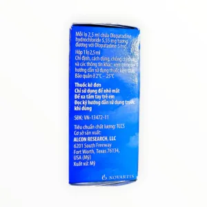 Thuốc Pataday Olopatadine 0,2% điều trị ngứa mắt do viêm kết mạc dị ứng (Hộp 1 lọ 2,5ml) - hộp 3