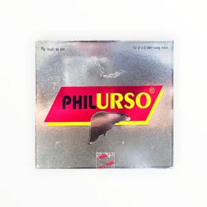 PhilUrso - Ursodeoxycholic Acid, Thiamin, Riboflavin - Hộp 12 Vỉ x 5 Viên - hộp 1