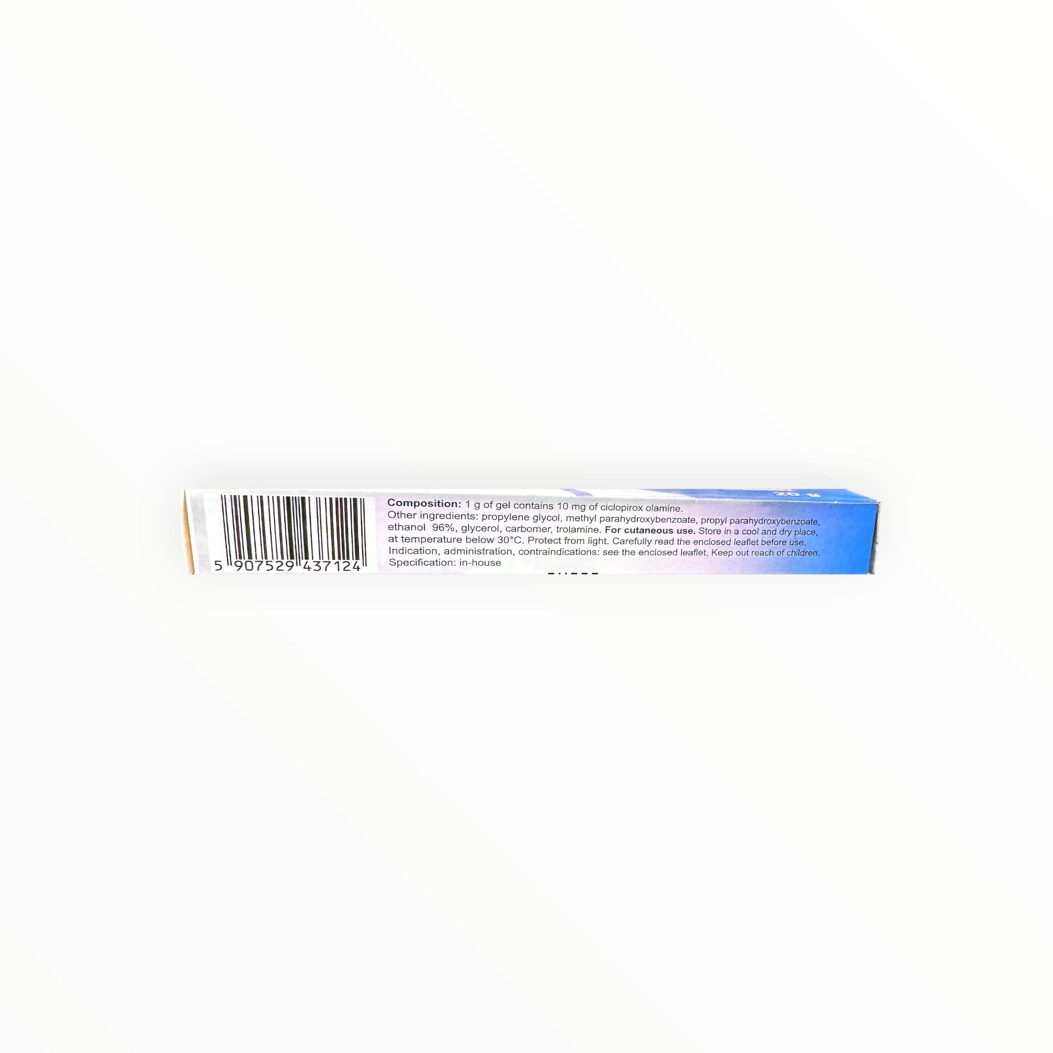 Gel bôi ngoài da Pirolam Ciclopirox olamin 10mg/g kháng nấm, trị nấm da, nấm da đầu, nấm móng, nấm da đùi (Tuýp 20g) 3 Gel bôi ngoài da Pirolam Ciclopirox olamin 10mg/g kháng nấm, trị nấm da, nấm da đầu, nấm móng, nấm da đùi (Tuýp 20g) - hộp 3