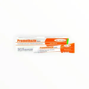 Kem bôi da Promethazin 2% Promethazin hydroclorid trị ngứa sẩn, mày đay, côn trùng đốt (Tuýp 10g) - tuýp 1