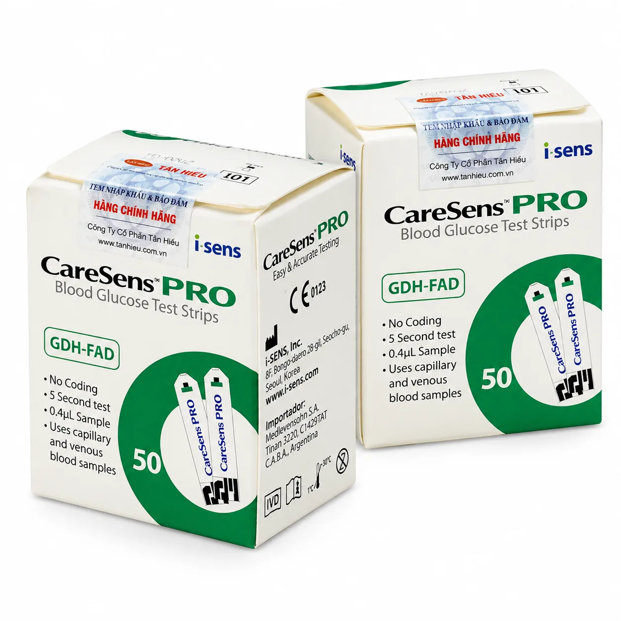 Que thử đường huyết CareSens Pro dùng cho máy CareSens Pro. 3 Que thử đường huyết CareSens Pro dùng cho máy CareSens Pro. - thiết bị 3