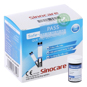 Hộp que tiểu đường Safe-Accu Sinocare