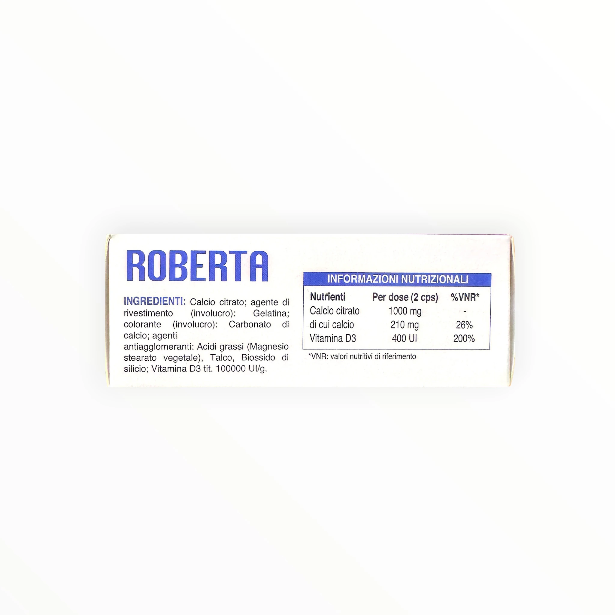Viên nang Roberta Canxi citrat 1000mg, Vitamin D3 400 IU giúp xương chắc khỏe, hỗ trợ phát triển chiều cao (Hộp 60 viên) 3 Viên nang Roberta Canxi citrat 1000mg, Vitamin D3 400 IU giúp xương chắc khỏe, hỗ trợ phát triển chiều cao (Hộp 60 viên) - hộp 3