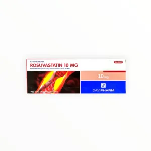 Thuốc Rosuvastatin 10mg Davipharm điều trị tăng lipid máu (Hộp 2 vỉ x 14 viên) - hộp 1