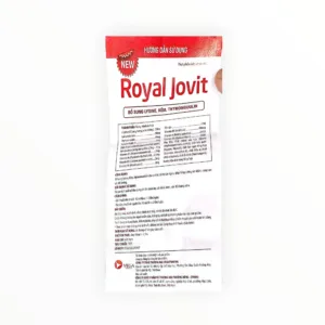 Royal Jovit - tờ hướng dẫn sử dụng 1