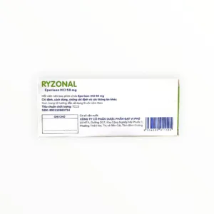 Thuốc Ryzonal Eperison HCl 50mg điều trị tăng trương lực cơ, liệt cứng do bệnh lý thần kinh (Hộp 6 vỉ x 10 viên) - hộp 3