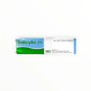 Thuốc mỡ Salicylic 5% Acid salicylic 5% bạt sừng, bong vảy, chữa vảy nến và nấm da (Tuýp 15g) - hộp 1