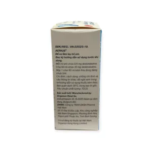 Hộp siro Aerius Organon
