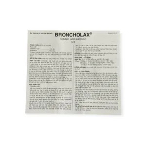 Tờ hướng dẫn sử dụng siro Broncholax OPV