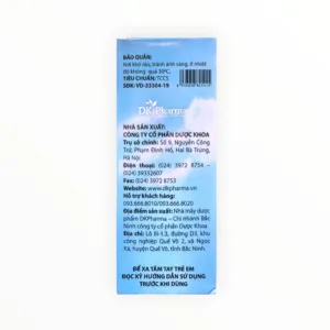 Hộp siro Desloratadin DK Pharma 0,5mg/ml