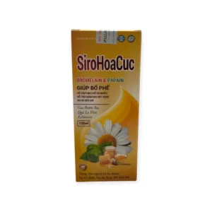 Hộp siro Hoa Cúc Bromelain & Papain
