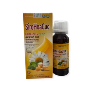 Hộp siro Hoa Cúc Bromelain & Papain