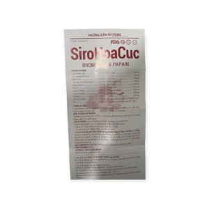 Hộp siro Hoa Cúc Bromelain & Papain