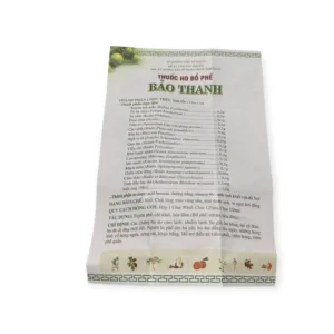 Tờ hướng dẫn sử dụng siro Thuốc ho Bổ phế Bảo Thanh Hoa Linh bổ phế, trừ ho, hóa