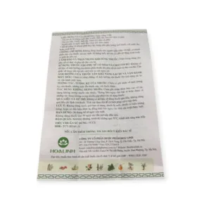 Tờ hướng dẫn sử dụng siro Thuốc ho Bổ phế Bảo Thanh Hoa Linh bổ phế, trừ ho, hóa