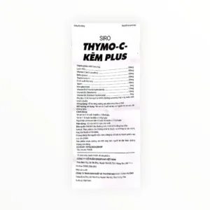Siro Thymo-C-Kẽm Plus - tờ hướng dẫn sử dụng 1