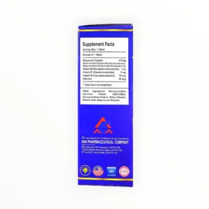 Viên uống Slimma Care Magnesium Complex 475 phức hợp Magie 475mg, Vitamin B1, B6, B12 bổ sung magie (Hộp 30 viên) - hộp 3