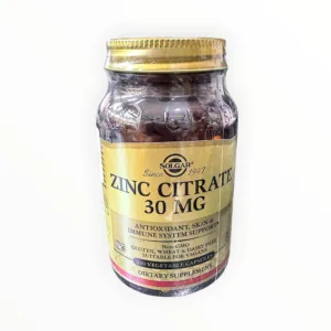 Viên nang Solgar Zinc Citrate 30mg Vegetable Kẽm citrat 30mg hỗ trợ nâng cao sức đề kháng (Lọ 100 viên) - lọ 1